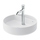 Duravit BENTO STARCK BOX bacinella da appoggio soprapiano con rettifica ø 46 cm, senza troppopieno, con foro per rubinetteria, HygieneGlaze, colore bianco 2380462071