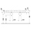 Immagine di Duravit BENTO STARCK BOX bacinella da appoggio soprapiano rettangolare L.135 cm, con rettifica, senza troppopieno, con foro per rubinetteria, colore bianco 2660133272