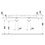 Immagine di Duravit BENTO STARCK BOX bacinella da appoggio soprapiano rettangolare L.135 cm, con rettifica, senza troppopieno, con foro per rubinetteria, colore bianco 2660133272