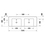 Immagine di Duravit BENTO STARCK BOX bacinella da appoggio soprapiano rettangolare L.135 cm, con rettifica, senza troppopieno, con foro per rubinetteria, colore bianco 2660133272