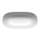 Kaldewei MEISTERSTÜCK OYO DUO vasca ovale freestanding L.163 P.77 cm, premontata in fabbrica, con scarico click-clack smaltato senza troppopieno, colore bianco alpino 205043540001
