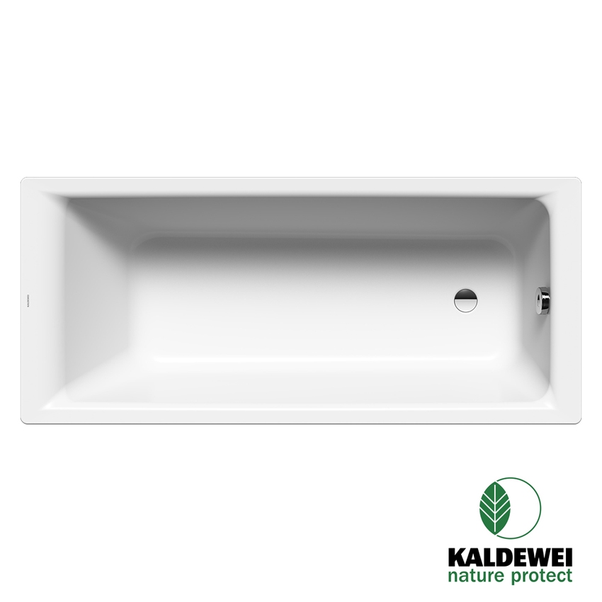 Immagine di Kaldewei PURO NATURAL PROTECT vasca rettangolare L.170 P.75 cm, colore bianco alpino 256200030001