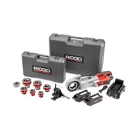 Immagine di Ridgid 760 FXP Filettatrice 11-R, staffa di supporto, cassetta, 2 batteria, caricabatterie, set bussole 11-R HS BSPT (1/2" - 2") 72058