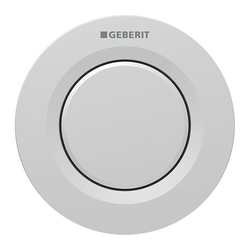 Immagine di Geberit comando a distanza tipo 01 pneumatico, per risciacquo ad una quantità, pulsante da incasso, finitura cromo satinato 116.040.JQ.1