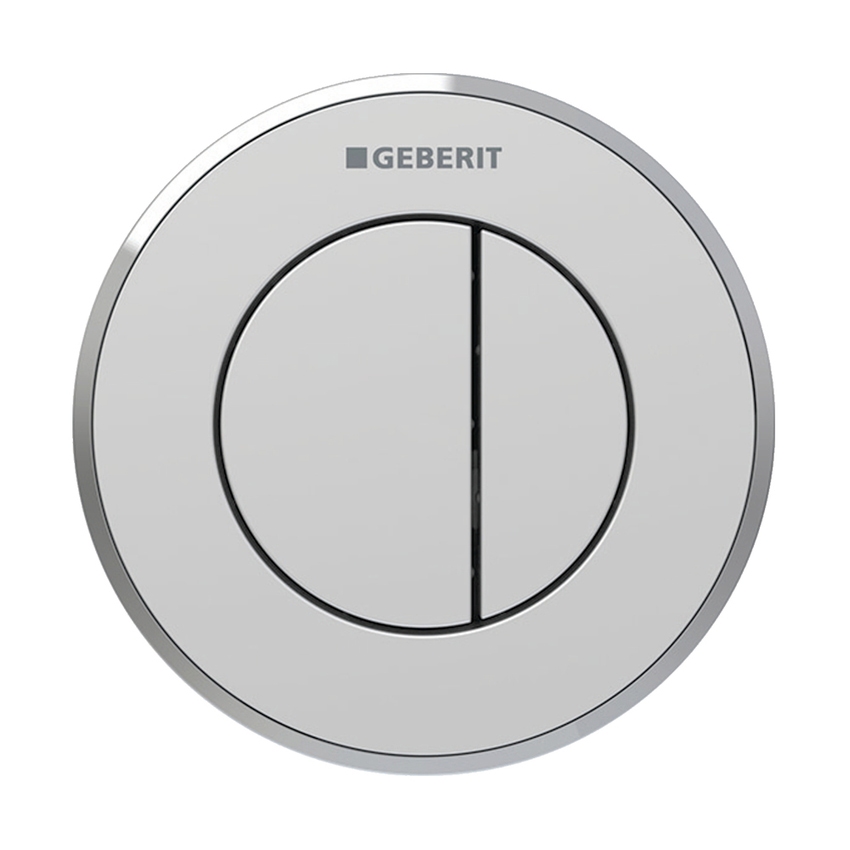 Placca di comando Geberit Sigma01 per risciacquo a due quantità colore  bianco