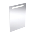 Immagine di Geberit OPTION BASIC SQUARE specchio L.50 cm, con illuminazione in alto, in alluminio anodizzato 502.804.00.1