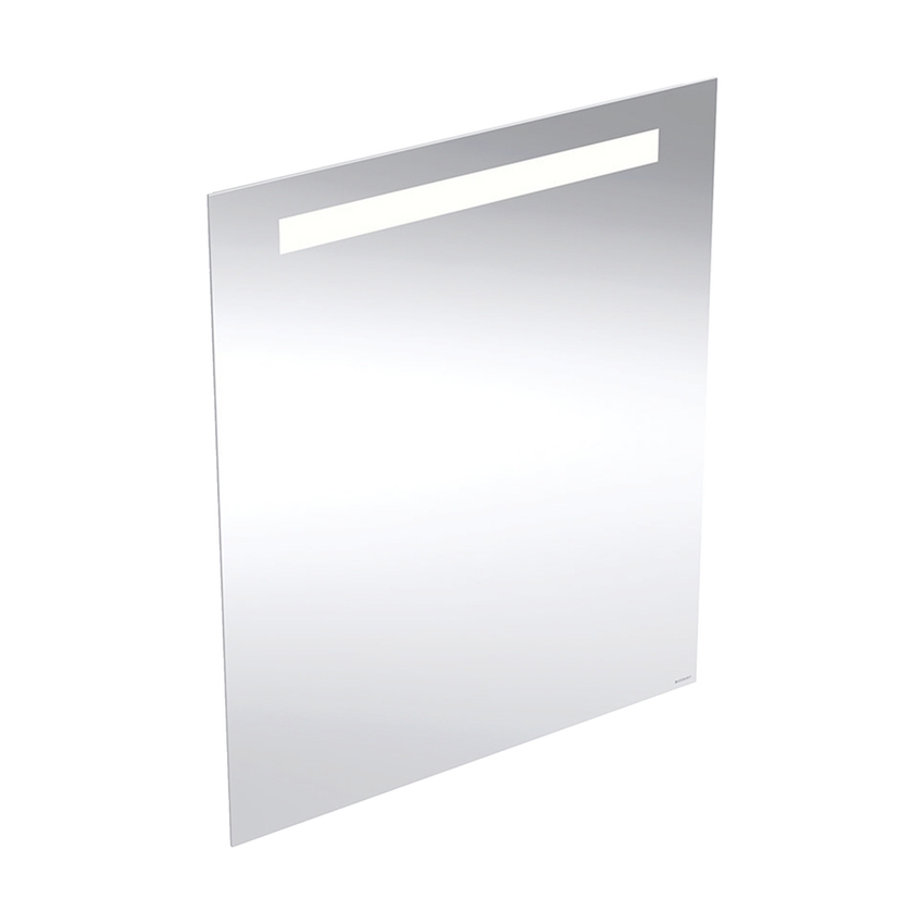 Immagine di Geberit OPTION BASIC SQUARE specchio L.60 cm, con illuminazione in alto, in alluminio anodizzato 502.805.00.1