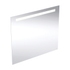 Immagine di Geberit OPTION BASIC SQUARE specchio L.80 cm, con illuminazione in alto, in alluminio anodizzato 502.807.00.1