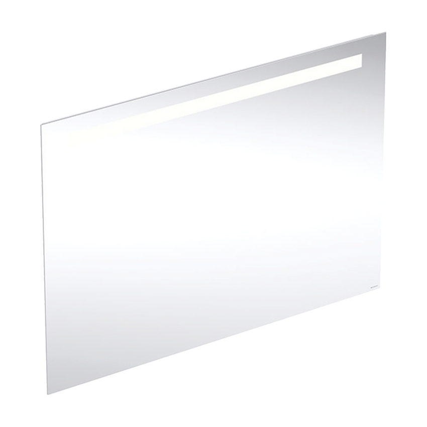 Immagine di Geberit OPTION BASIC SQUARE specchio L.100 cm, con illuminazione in alto, in alluminio anodizzato 502.809.00.1