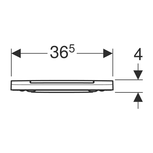 Immagine di Geberit ONE sedile con chiusura ammortizzata e funzione di sgancio rapido, colore bianco con inserto cromo lucido 243.989.21.2