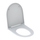 Geberit ONE sedile con chiusura ammortizzata e funzione di sgancio rapido, colore bianco con inserto cromo lucido 243.989.21.2