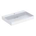 Immagine di Geberit ONE lavabo rettangolare L.75 cm, con foro per rubinetteria, senza troppopieno, colore bianco finitura KeraTect 505.036.00.1