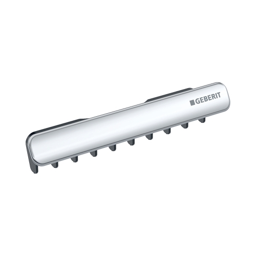 Immagine di Geberit ONE copripiletta con inserto a pettine, con fissaggio magnetico, finitura cromo lucido 505.082.21.1