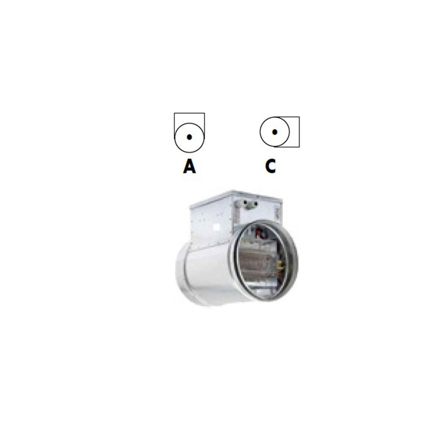 Immagine di Irsap Rresistenza termostatica SCTTC Irsair H 1500, V 1500, di pre/post riscaldamento dotata di termostato meccanico regolabile AREBATEL0331531