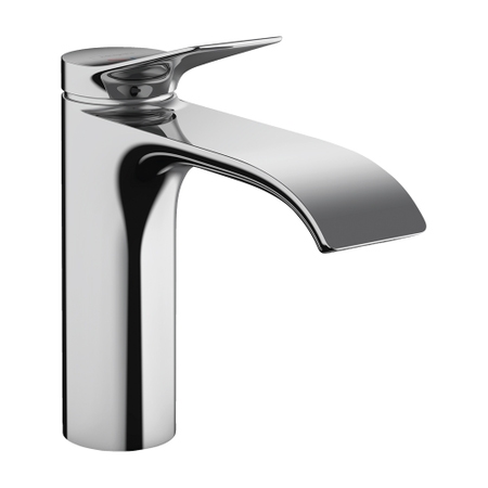 Immagine di Hansgrohe VIVENIS miscelatore monocomando H.18 cm per lavabo, con tecnologia CoolStart e piletta, finitura cromo 75023000