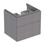 Immagine di Geberit XENO² mobile sottolavabo sospeso L.60 cm, con due cassetti e sistema di apertura a pressione, finitura rovere grigio texturizzato 500.506.43.1