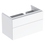 Immagine di Geberit XENO² mobile sottolavabo sospeso L.90 cm, con sifone a sinistra e due cassetti con sistema di apertura a pressione, colore bianco finitura lucido 500.516.01.1