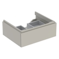 Immagine di Geberit XENO² mobile sottolavabo sospeso L.60 cm, con un cassetto ad apertura a pressione, colore grigio finitura opaco 500.505.00.1