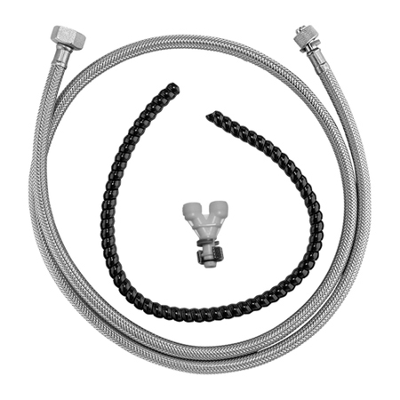 Immagine di Duravit Kit di allacciamento in abbinamento a SensoWash Starck f, per moduli d'installazione a parete con tubo vuoto per allacciamento alla cassetta 1007310000