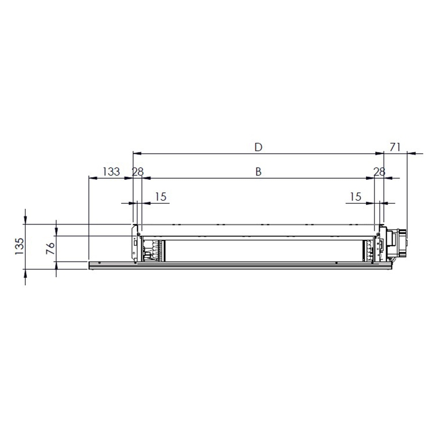 Immagine di Sabiana Kit bacinella orizzontale per versione IV, grandezza 1 9071271