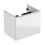 Immagine di Geberit ACANTO mobile sottolavabo sospeso L.65 cm, per lavabo standard e slim, con un cassetto esterno e interno, corpo colore bianco finitura lucido, cassetti colore bianco finitura vetro lucido 500.610.01.2