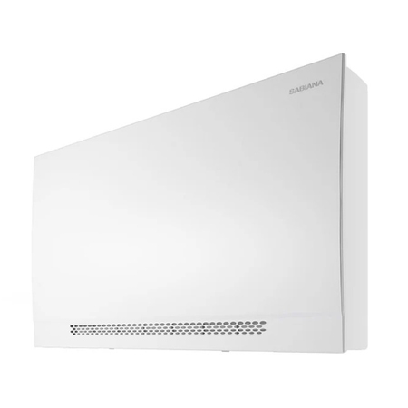 Immagine di Sabiana Carisma WHISPER CFF-MV-CB 10 Ventilconvettore residenziale con motore asincrono, con mobile, con comando montato in fabbrica, senza valvole, attacchi solo a sinistra 0071531