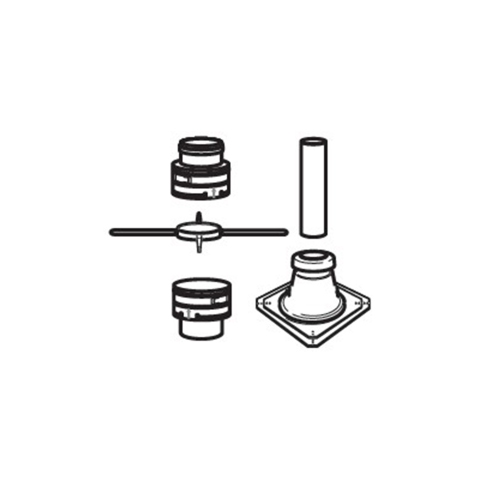 Immagine di Vaillant Allacciamento e terminale intub 60mm 1 tubo 0020077524