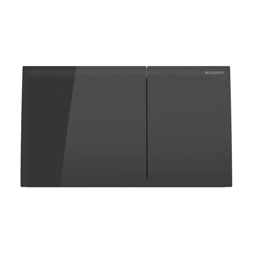 Immagine di Geberit SIGMA70 placca di comando per risciacquo a due quantità, colore nero 115.622.SJ.1