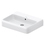 Immagine di Duravit QATEGO lavabo consolle rettificato L.60 cm, con troppopieno, senza foro per rubinetteria, colore bianco 2382600028