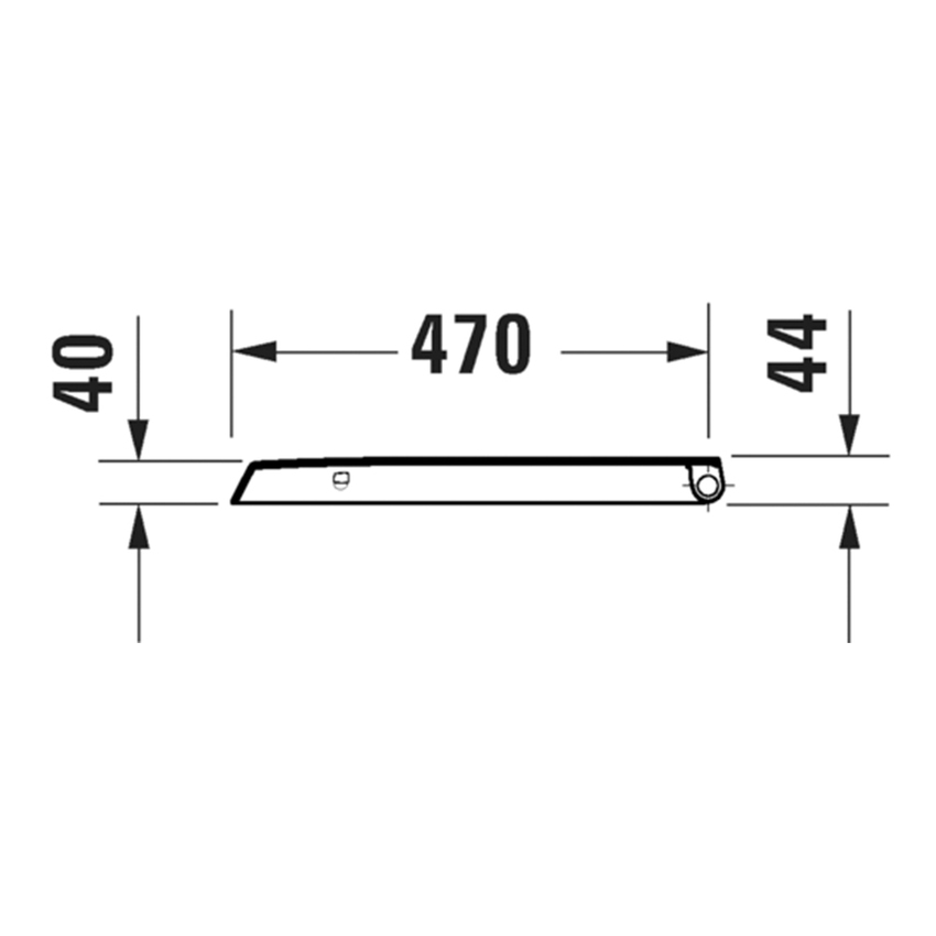 Immagine di Duravit QATEGO sedile con coperchio per vaso, cerniere in acciaio inox, a chiusura rallentata, colore bianco 0027190000