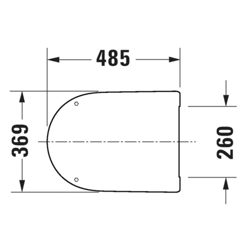 Immagine di Duravit QATEGO sedile con coperchio per vaso, cerniere in acciaio inox, a chiusura rallentata, colore bianco 0027190000