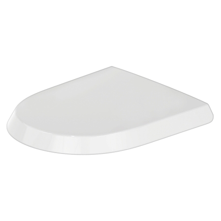 Immagine di Duravit QATEGO sedile con coperchio per vaso, cerniere in acciaio inox, a chiusura rallentata, colore bianco 0027190000