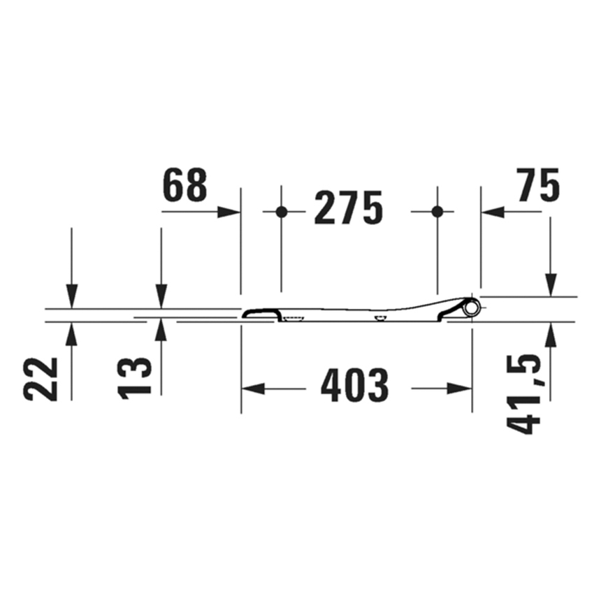 Immagine di Duravit QATEGO sedile con coperchio per vaso, rimovibile, cerniere in acciaio inox, a chiusura rallentata, colore bianco 0027490000