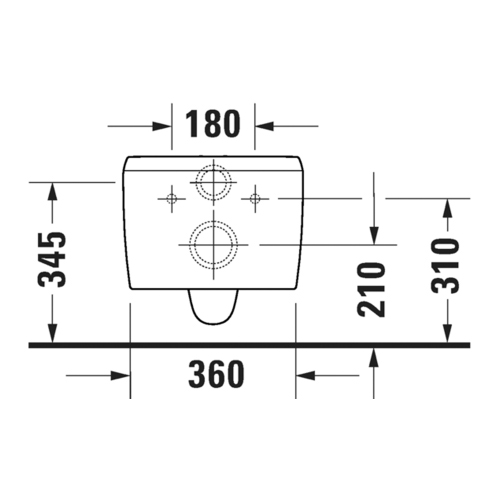 Immagine di Duravit QATEGO vaso sospeso Rimless, a cacciata, senza sedile, colore bianco 2556090000