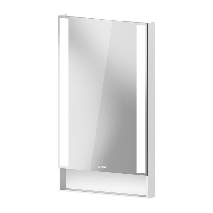 Immagine di Duravit QATEGO specchio L.45 cm, con illuminazione laterale, colore bianco finitura opaco QA7080018180000