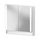Duravit QATEGO armadietto a specchio L.80 cm, con 2 ante e 2 ripiani, colore bianco finitura opaco QA7151018180000