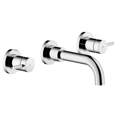 Immagine di Nobili VELIS miscelatore ad incasso per lavabo, 2 maniglie, senza corpo incasso, senza scarico, finitura cromo VE125298/ECR