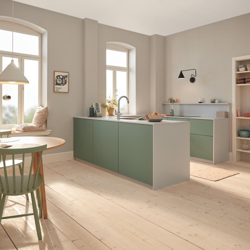 Immagine di Grohe BLUE PURE BAUCURVE miscelatore monocomando per lavello con sistema filtrante dell’acqua, finitura cromo 30581000