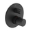 Immagine di Ideal Standard CERATHERM T100 miscelatore termostatico per doccia, con deviatore, senza corpo incasso, colore nero seta finitura opaco A5813XG