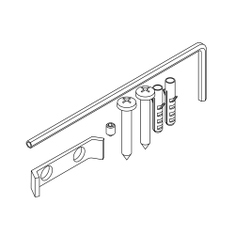 Immagine di Inda Kit fissaggio completo per artIcolo A71150 R7115K