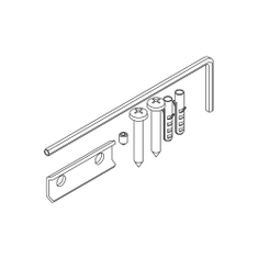 Immagine di Inda Kit fissaggio completo per articolo A7115A R1800K001