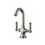 Immagine di Bossini LIBERTY LINE miscelatore per lavabo H.29 cm, monoforo, con bocca girevole e scarico 1”1/4, finitura nichel spazzolato Z001301094