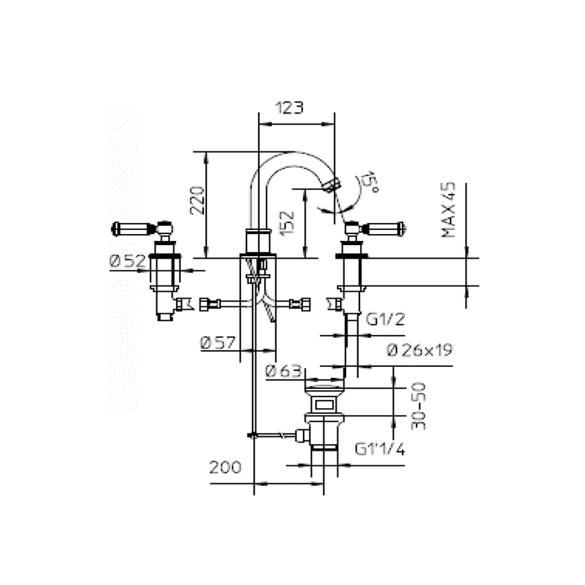 LIVARNO home X001-1-B Miscelatore Lavabo Manuale Istruzioni