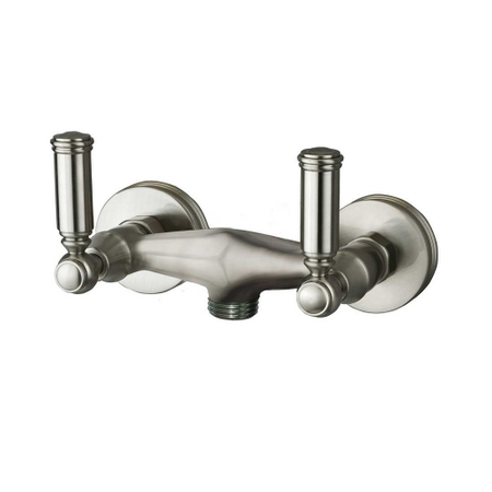 Immagine di Bossini LIBERTY LINE gruppo esterno doccia con uscita da 1/2", finitura nichel spazzolato Z001101094