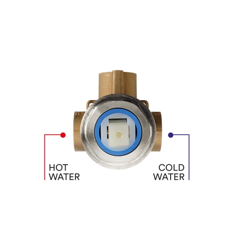 Immagine di Bossini corpo incasso per miscelatore monocomando 1 via, attacco da 1/2" Z00007000000005