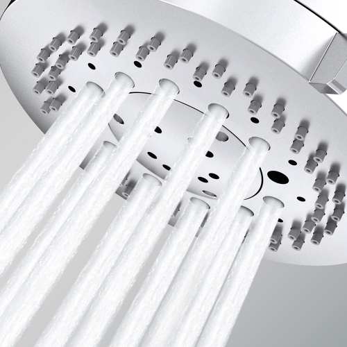 Immagine di Bossini LIBERTY LINE soffione Classic/3 Ø 11 cm, con snodo, attacchi da 1/2" F, finitura cromo I00224000030005