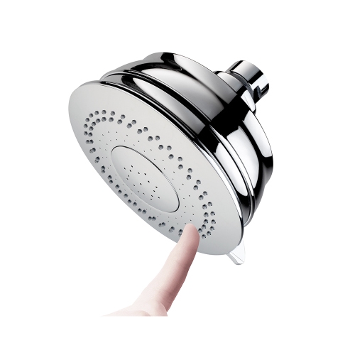 Immagine di Bossini LIBERTY LINE soffione Classic/3 LP Ø 11 cm, con snodo, attacchi da 1/2" F, finitura cromo I00225000030005