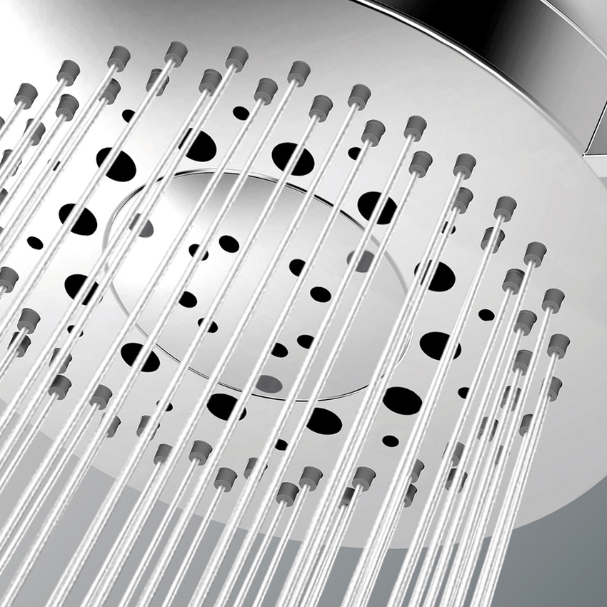 Immagine di Bossini LIBERTY LINE doccetta a mano Ø 11 cm, 3 getti, finitura cromo B00191000030005