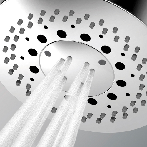 Immagine di Bossini LIBERTY LINE doccetta a mano Ø 11 cm, 3 getti, finitura cromo B00191000030005