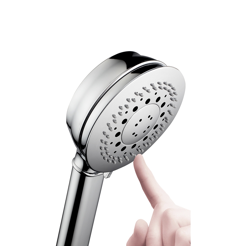 Immagine di Bossini LIBERTY LINE doccetta a mano Ø 11 cm, 3 getti, finitura cromo B00191000030005